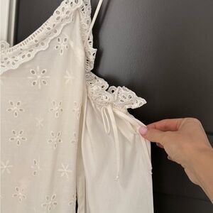 For Love And Lemons White Lace Mini Dress